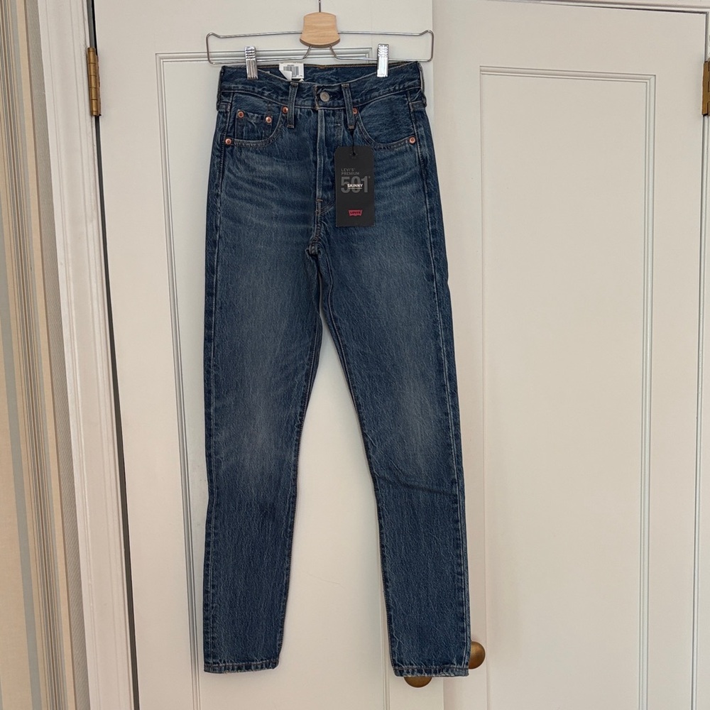Levi's Skinny Jeans in Dark Indigo Wash
